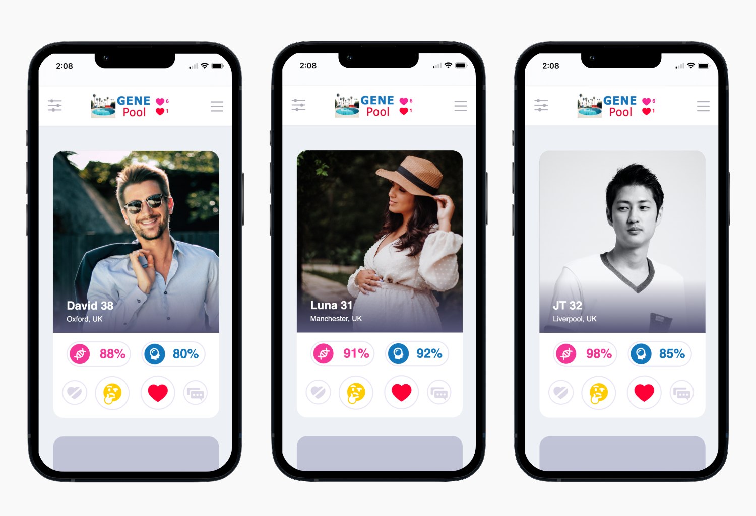 تطبيق GenePool للمطابقة